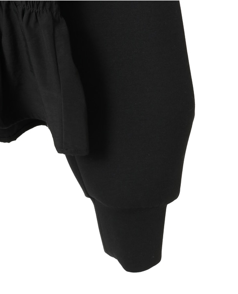 シャーリングコンビプルオーバー 詳細画像 ブラック 4