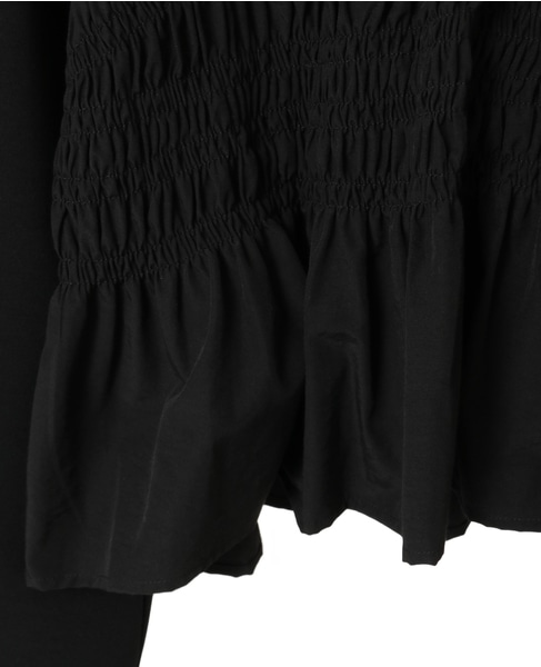 シャーリングコンビプルオーバー 詳細画像 ブラック 5