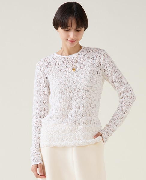 ストレッチレースインナー 詳細画像 ホワイト 1