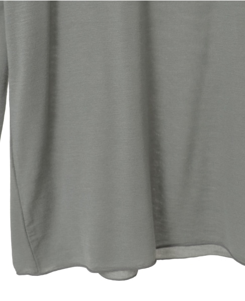 カシミアシルクシアーインナー 詳細画像 ブルーグレー 12