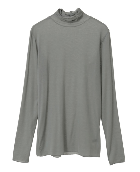 カシミアシルクシアーインナー 詳細画像 ブルーグレー 8