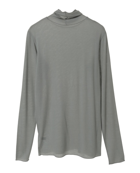 カシミアシルクシアーインナー 詳細画像 ブルーグレー 9