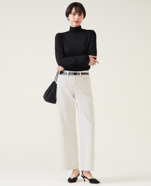 カシミアシルクシアーインナー 詳細画像 ブラック 4