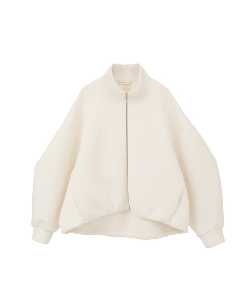 ダンボールハイネックジップ 詳細画像 オフホワイト 1
