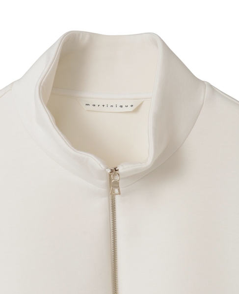 ダンボールハイネックジップ 詳細画像 オフホワイト 7