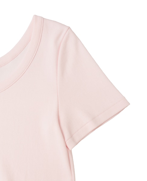 《定番》フライス半袖Tシャツ 詳細画像 ピンク 4