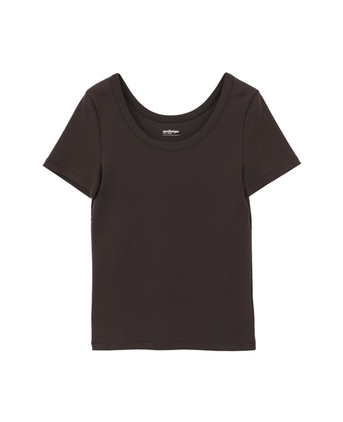 《定番》フライス半袖Tシャツ 詳細画像 ブラウン 1