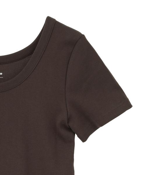 《定番》フライス半袖Tシャツ 詳細画像 ブラウン 5