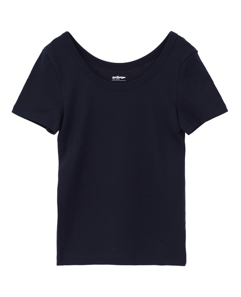 《定番》フライス半袖Tシャツ 詳細画像 ネイビー 1