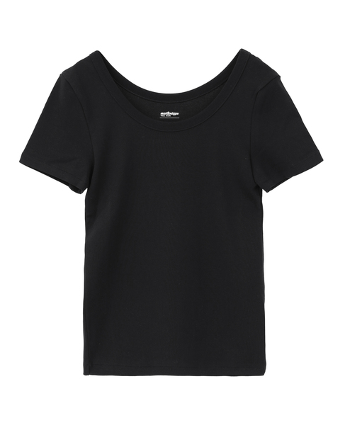 《定番》フライス半袖Tシャツ 詳細画像 ブラック 1