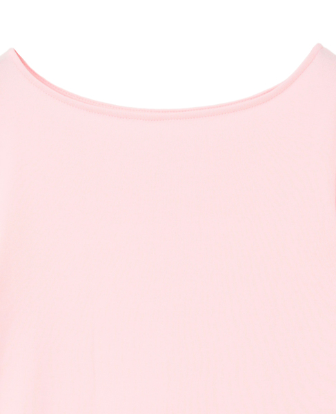 《定番》フライス5分袖ボートTシャツ 詳細画像 ピンク 3