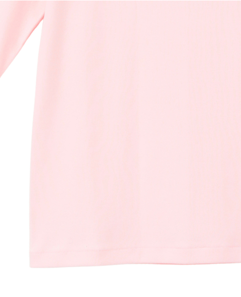 《定番》フライス5分袖ボートTシャツ 詳細画像 ピンク 5