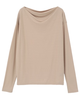 ミラノシフォンボートネックプルオーバー