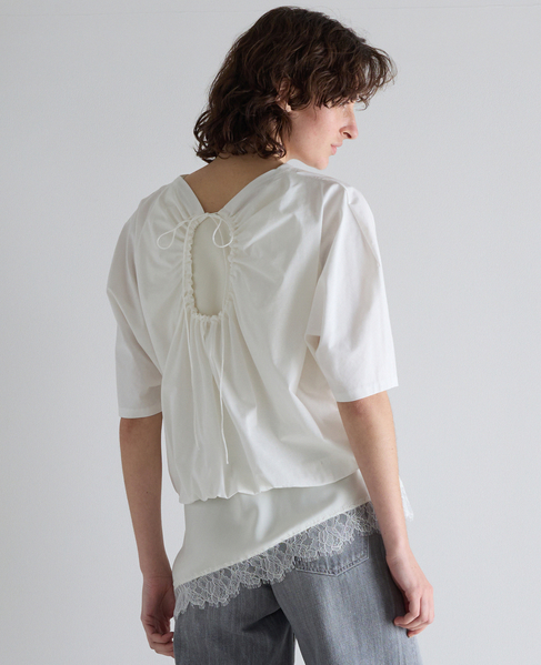 バックオープンプルオーバー 詳細画像 ホワイト 4