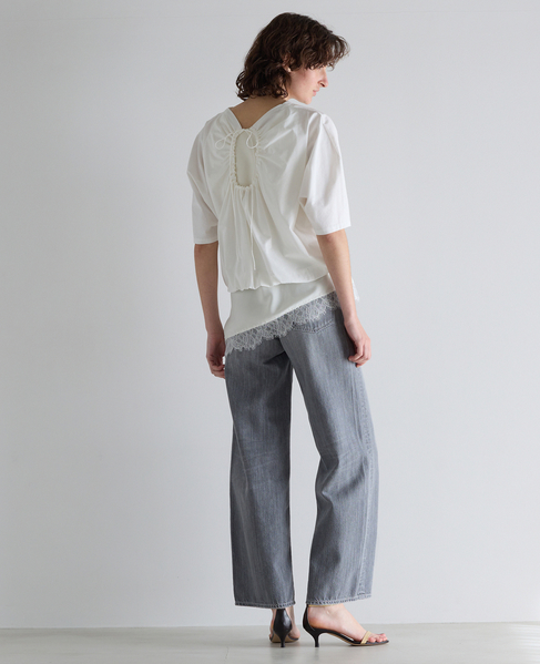 バックオープンプルオーバー 詳細画像 ホワイト 7