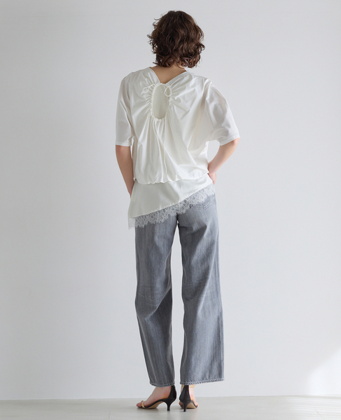 バックオープンプルオーバー 詳細画像 ホワイト 8