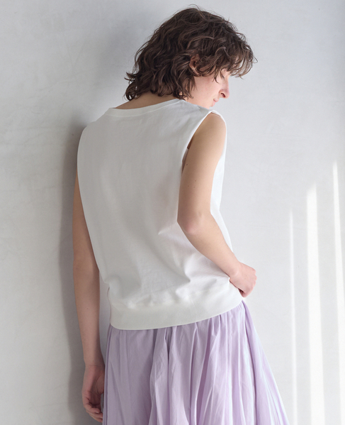 ライトスウェットノースリーブ 詳細画像 ホワイト 3