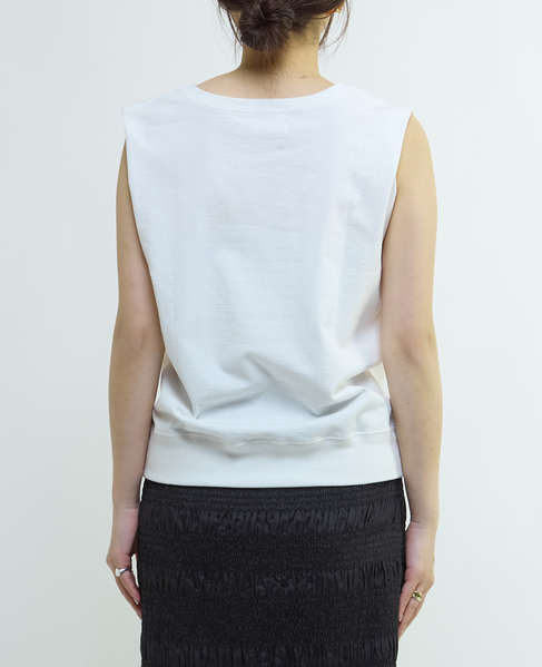 ライトスウェットノースリーブ 詳細画像 ホワイト 9