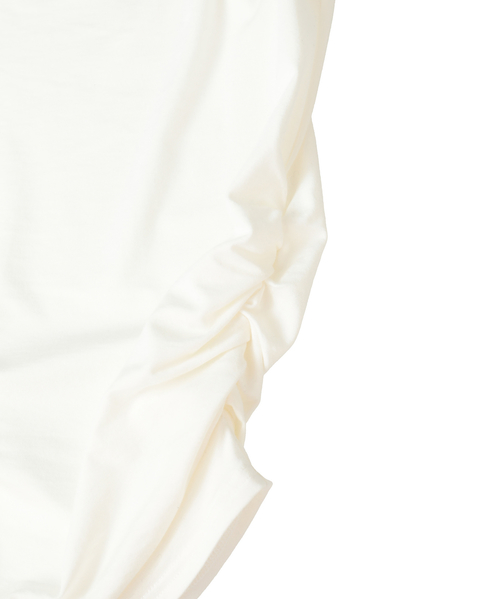 シャーリングドレープノースリーブ 詳細画像 ホワイト 6