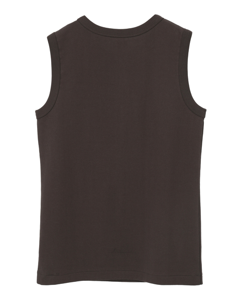 コットンフライスノースリーブプルオーバー 詳細画像 ブラウン 2