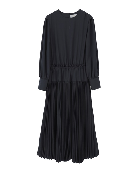 【J&M DAVIDSON / ジェイアンドエムデヴィッドソン】FAN PLEATS DRESS 詳細画像 ネイビー 1