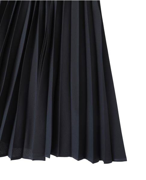 【J&M DAVIDSON / ジェイアンドエムデヴィッドソン】FAN PLEATS DRESS 詳細画像 ネイビー 5