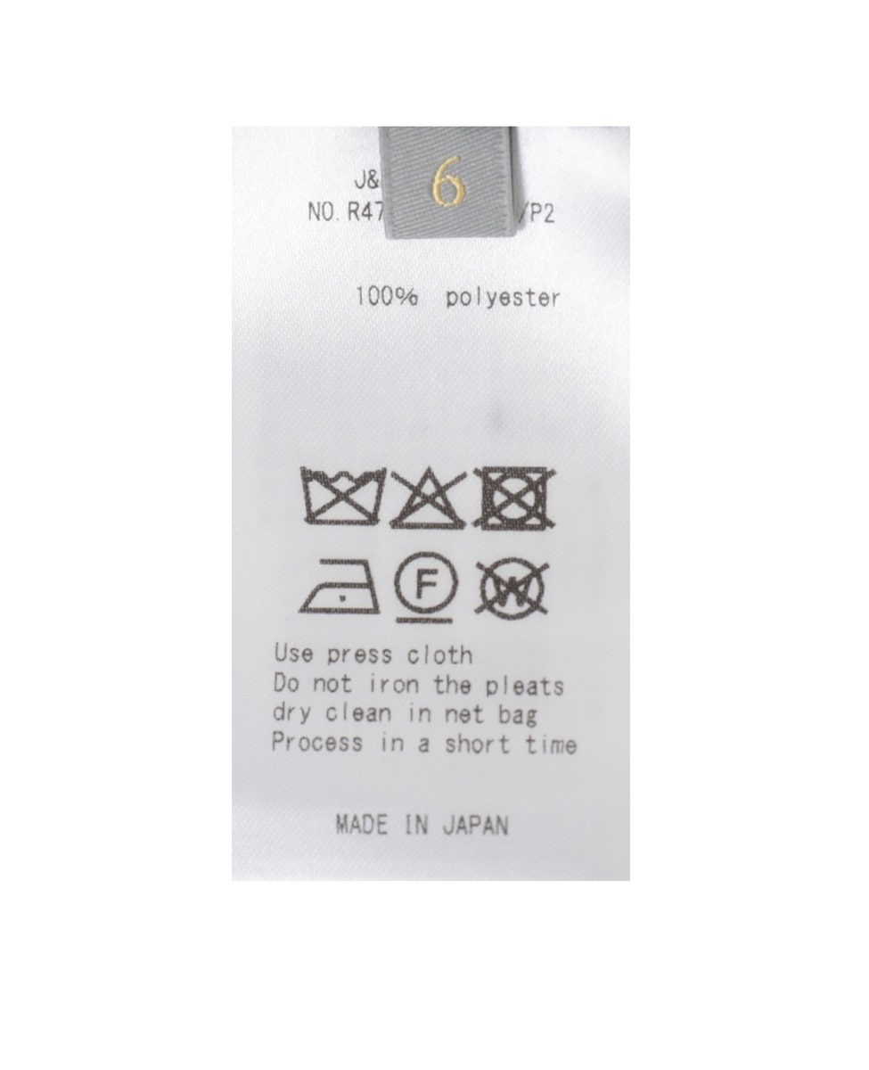 【J&M DAVIDSON / ジェイアンドエムデヴィッドソン】FAN PLEATS DRESS 詳細画像 ネイビー 6