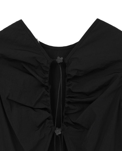 【Cecilie Bahnsen /セシリー・バンセン】CBBODIL DRESS RECYCLED TAFFETA 詳細画像 ブラック 4