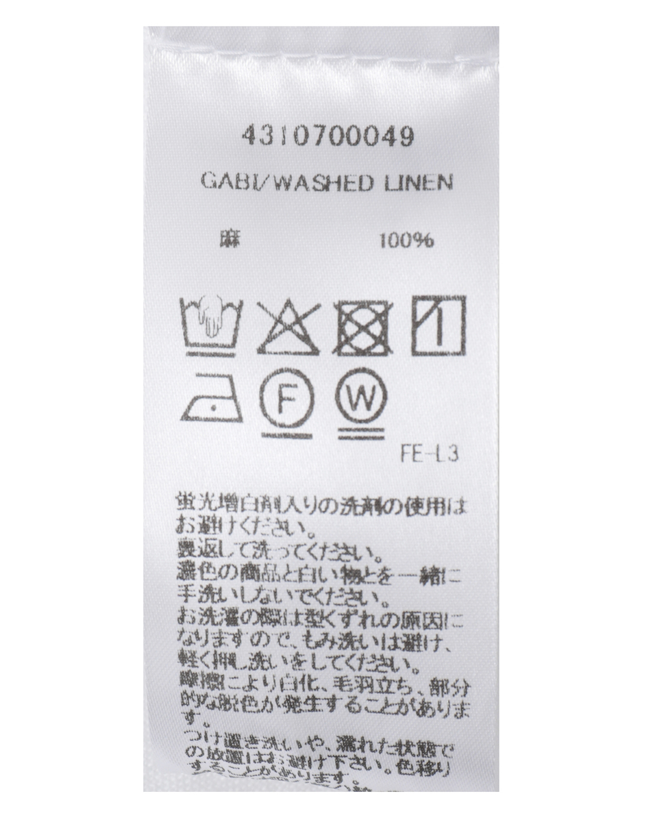 【Frank＆Eileen / フランク＆アイリーン】 GABI/WASHED LINEN 詳細画像 ホワイト 5