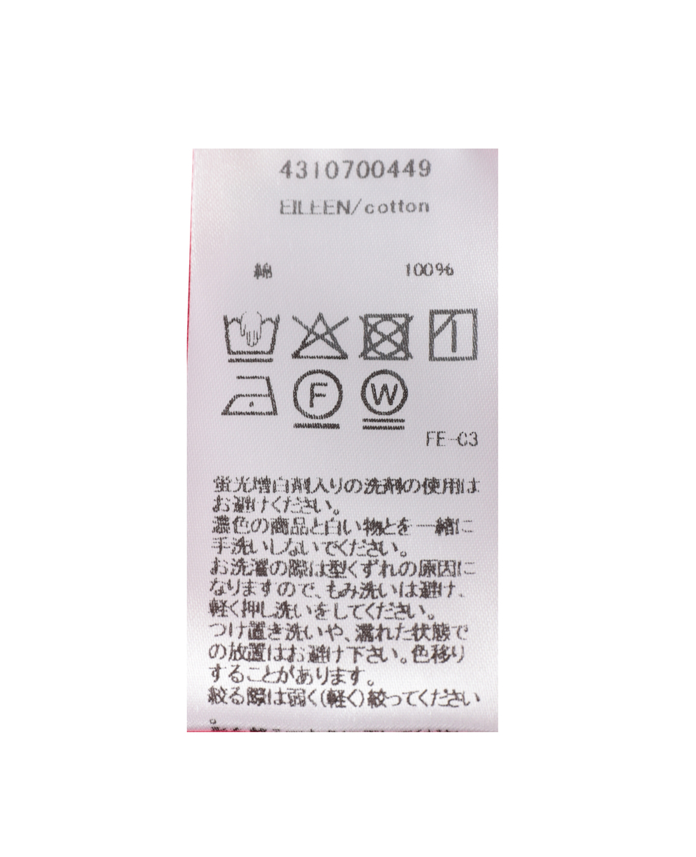 【Frank＆Eileen / フランク＆アイリーン】EILEEN/cotton viole 詳細画像 レッド 8