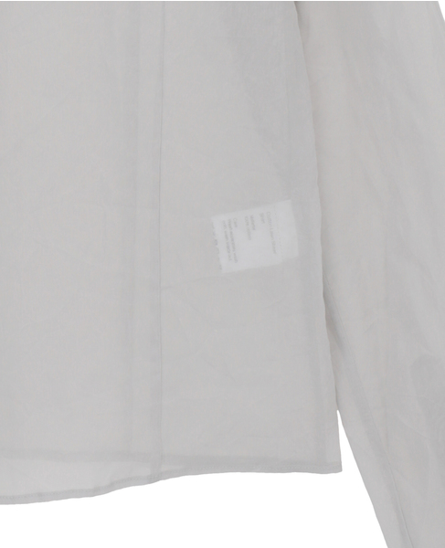 【TU ES MON TRESOR /トゥ エ モン トレゾア】Cotton Lawn Sheer Shirt 詳細画像 ライトグレー 6