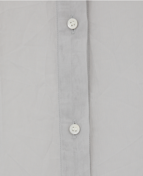 【TU ES MON TRESOR /トゥ エ モン トレゾア】Cotton Lawn Sheer Shirt 詳細画像 ライトグレー 7