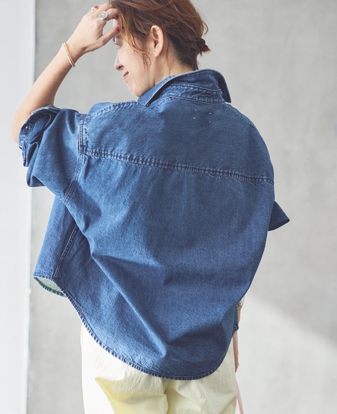 《コラボ》【upper hights*Naoko Okusa】THE B-SHIRTS 詳細画像 インディゴ 2