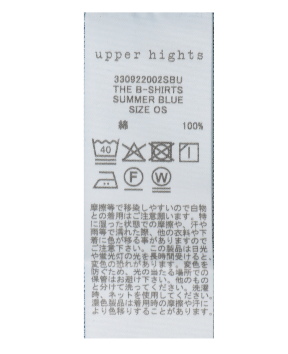 《コラボ》【upper hights*Naoko Okusa】THE B-SHIRTS 詳細画像 ブルー 17