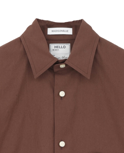 【MADISONBLUE/マディソンブルー】J.BRADLEY PUFF SLEEVE SH TYPEWRITER 詳細画像 ブラウン 3
