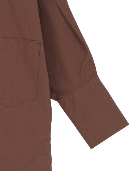 【MADISONBLUE/マディソンブルー】J.BRADLEY PUFF SLEEVE SH TYPEWRITER 詳細画像 ブラウン 4