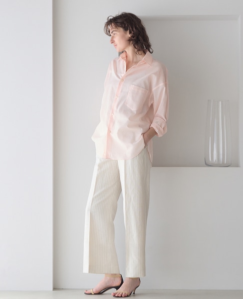 《別注》【MADISONBLUE/マディソンブルー】J.BRADREY L/S SHIRT C/VOILE 詳細画像 ピンク 7