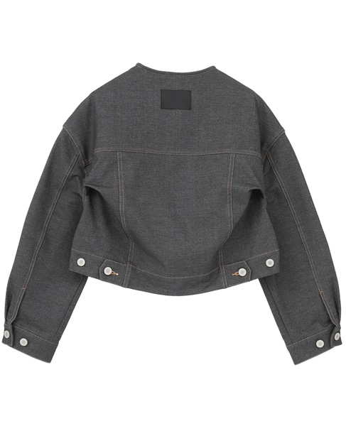 【COGTHEBIGSMOKE/コグザビッグスモーク】NIKKI COLLARLESS JACKET 詳細画像 インディゴ 2