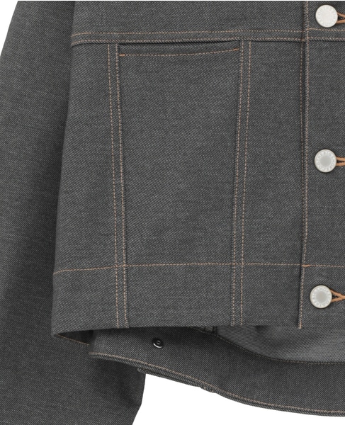 【COGTHEBIGSMOKE/コグザビッグスモーク】NIKKI COLLARLESS JACKET 詳細画像 インディゴ 5