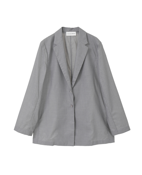 【TU ES MON TRESOR /トゥ エ モン トレゾア】Tailored Shirt Jacket 詳細画像 グレー 1