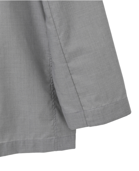 【TU ES MON TRESOR /トゥ エ モン トレゾア】Tailored Shirt Jacket 詳細画像 グレー 4