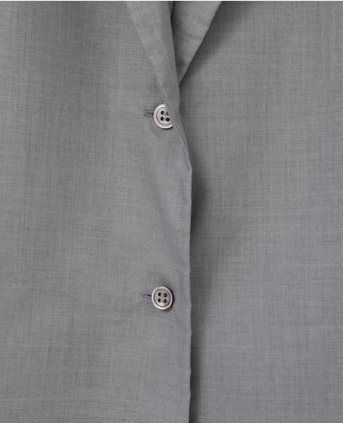 【TU ES MON TRESOR /トゥ エ モン トレゾア】Tailored Shirt Jacket 詳細画像 グレー 5