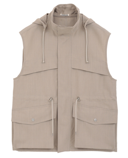 【AURALEE/オーラリー】WOOL MAX CANVAS OVER VEST