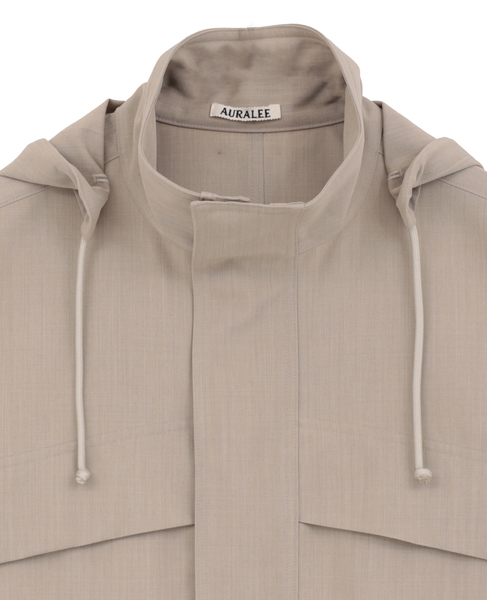 【AURALEE/オーラリー】WOOL MAX CANVAS OVER VEST 詳細画像 グレージュ 3