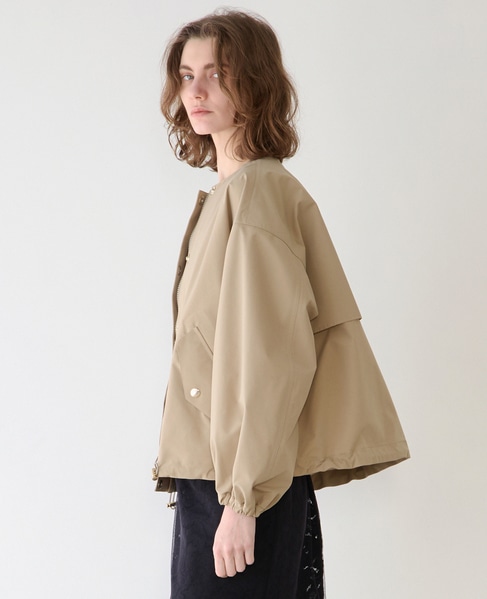 【MACKINTOSH/マッキントッシュ】WEATHERTEC SKYE NO COLLAR SHORT 詳細画像 ベージュ 3