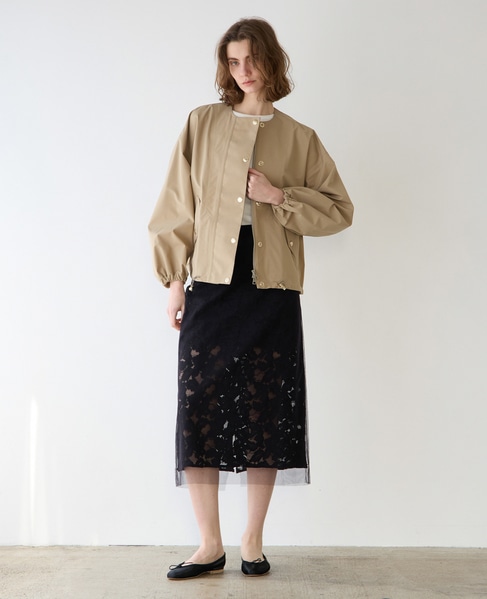 【MACKINTOSH/マッキントッシュ】WEATHERTEC SKYE NO COLLAR SHORT 詳細画像 ベージュ 5