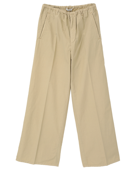 【AURALEE/オーラリー】GARMENT-DYED FINX SHUTTLE WEATHER DRAWSTRING PANTS 詳細画像 ベージュ 1