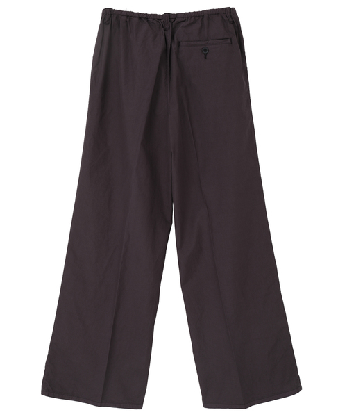 【AURALEE/オーラリー】GARMENT-DYED FINX SHUTTLE WEATHER DRAWSTRING PANTS 詳細画像 ブラウン 2
