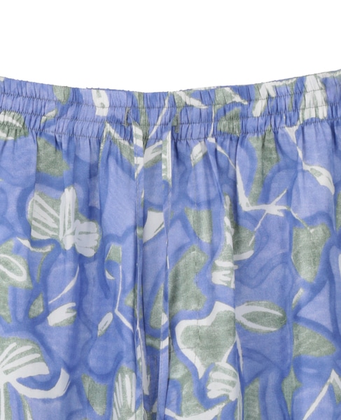 【BANANATIME / バナナタイム】EASY PANT FOREST BALLET GREEN LILAC 詳細画像 ライラック 3