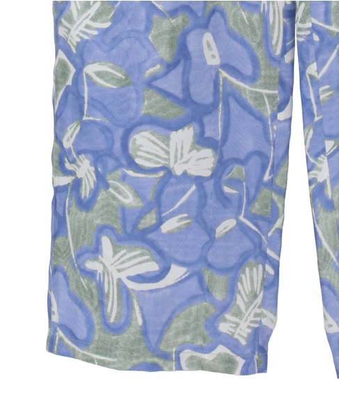 【BANANATIME / バナナタイム】EASY PANT FOREST BALLET GREEN LILAC 詳細画像 ライラック 4